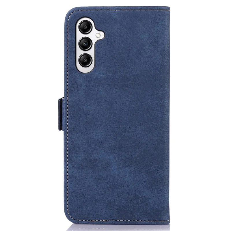 ABEEL For Samsung Galaxy S24 FE Case Retro Leather Phone Cover Magnetic Clasp - Blue