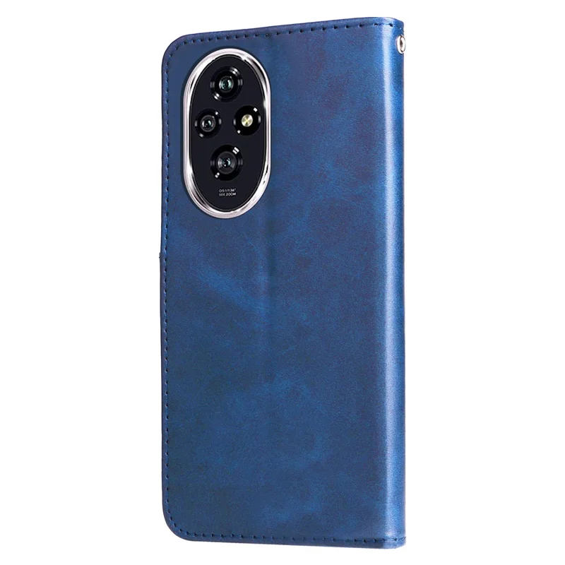 For Honor 200 5G Case Wallet PU Leather Zipper Phone Cover - 
 Blue
