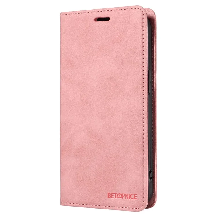 BETOPNICE 003 For Honor 200 5G Case PU Leather Folio Flip Wallet Phone Cover - Rose