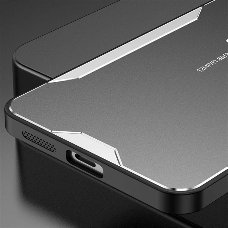 Para o Oppo Reno12 Pro 5G (Global) Caso Alumínio Ligas Traseira Protetora Capa de Telefone - Ouro