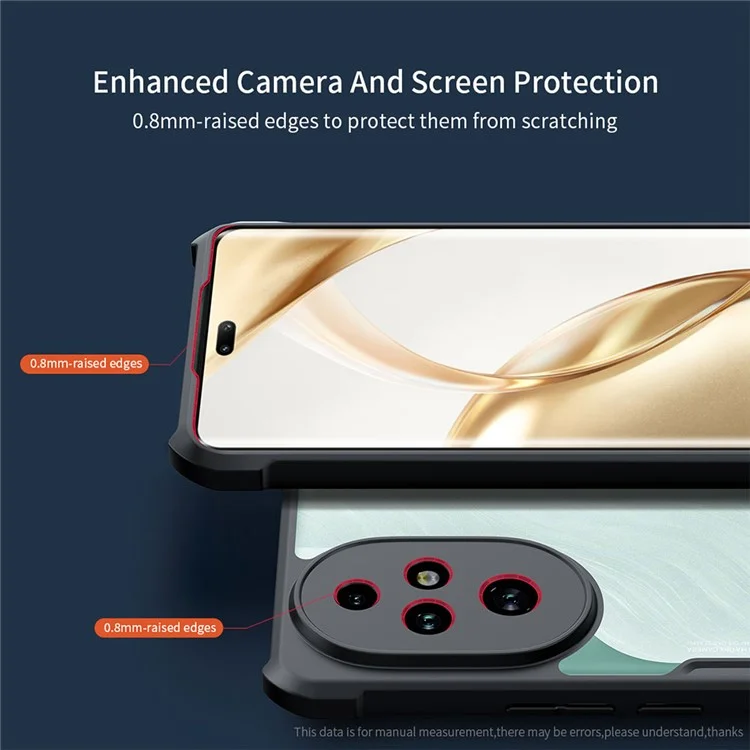 Bulk Purchasing XUNDD For Honor 200 Pro 5G Case Shockproof TPU+Acrylic Magnetic Back Cover - Laser Texture