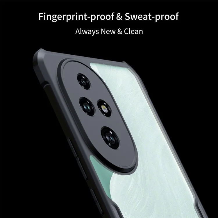 Custodia XUNDD For Honor 200 Pro 5G in acrilico + TPU, cover protettiva trasparente per telefono