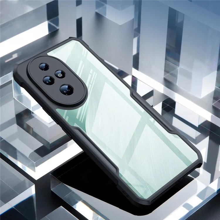 Custodia XUNDD For Honor 200 Pro 5G in acrilico + TPU, cover protettiva trasparente per telefono