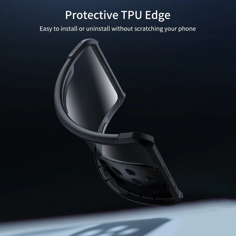 XUNDD For Honor 200 5G Case Acrylic Back TPU Frame Scratch Resistant Phone Cover