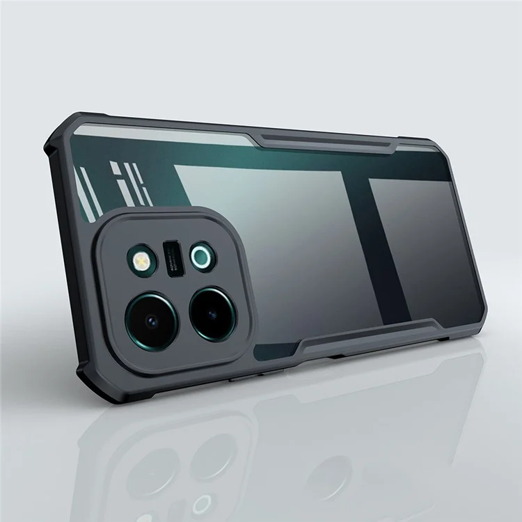 Compra em Massa XUNDD Para vivo Y28 4G Case Acrylic + TPU Transparent Back Phone Cover