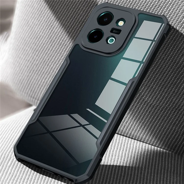Compra em Massa XUNDD Para vivo Y28 4G Case Acrylic + TPU Transparent Back Phone Cover