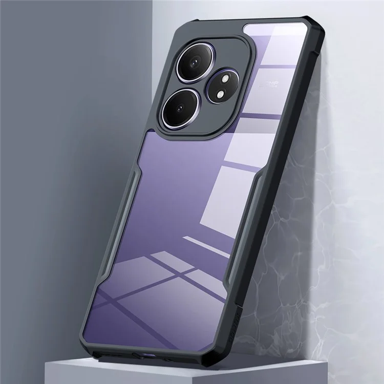 Custodia XUNDD per Realme GT 6 5G, cover in TPU+Acrilico con protezione per i quattro angoli