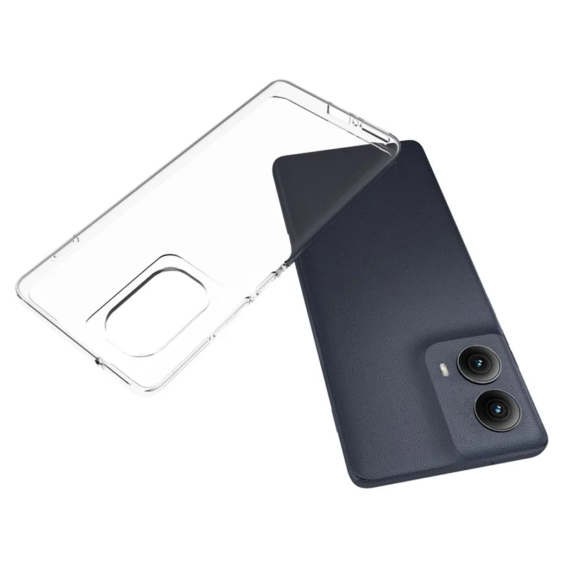 10Pcs / Pack For Motorola Edge (2024) 5G Case TPU Transparent Cover Watermark-Free