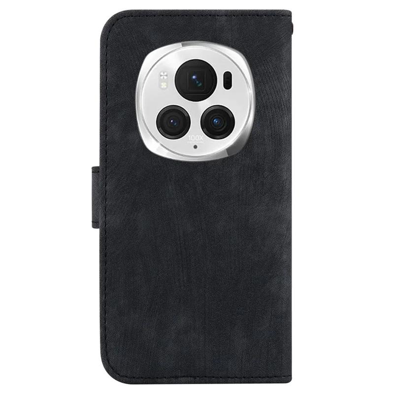 For Honor Magic6 Pro 5G Custodia Portafoglio in Pelle Cover per Telefono con Stampa Tigre Carina - Nero