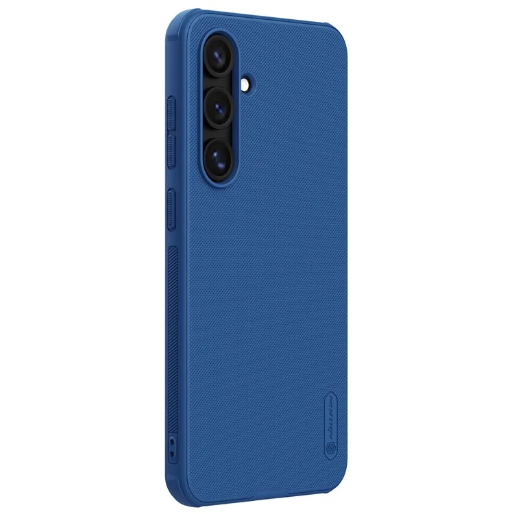 NILLKIN Super Frosted Shield Pro for Samsung Galaxy S24 FE Case PC+TPU Drop-Proof Shell - Blue