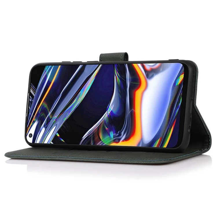 KHAZNEH For Motorola Moto G85 5G / S50 Neo 5G Wallet Case Protective PU Leather Phone Cover - Green