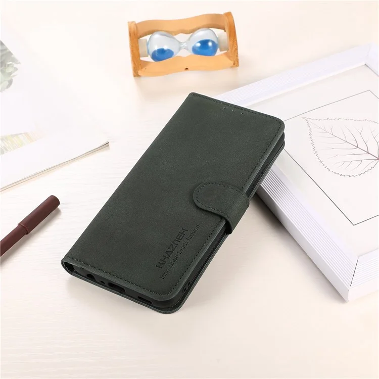 KHAZNEH For Motorola Moto G85 5G / S50 Neo 5G Wallet Case Protective PU Leather Phone Cover - Green