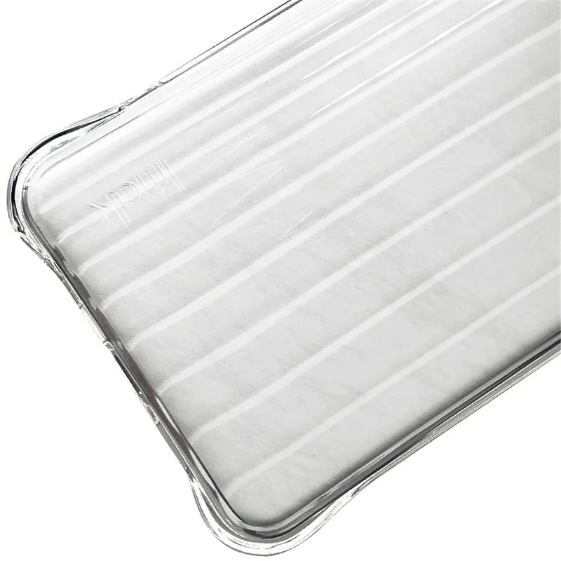 IMAK voor iPhone 16 hoesje Golfstructuur Airbagbescherming TPU telefoonhoes - Transparant