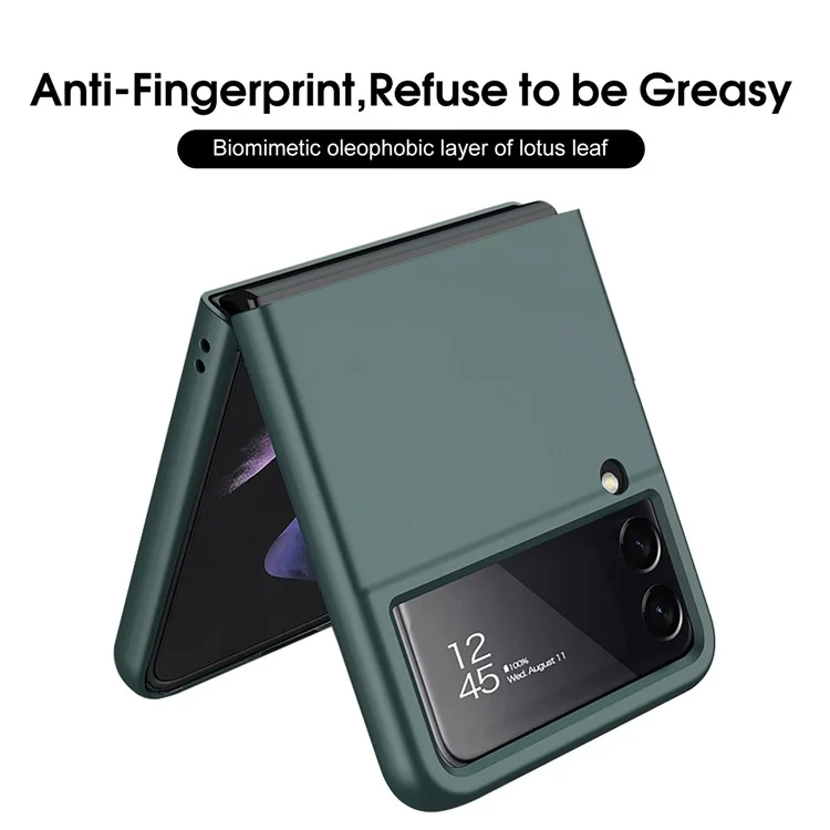 GKK Per Samsung Galaxy Z Flip4 5G Ultra Slim Folding PC Phone Case Anti-scratch Protective Phone Cover - Blu