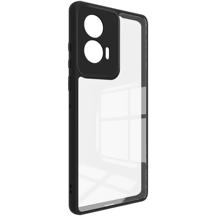 Série IMAK UX-9A pour Motorola Edge 50 Fusion 5G Clear Case TPU+PC Hybrid Phone Cover