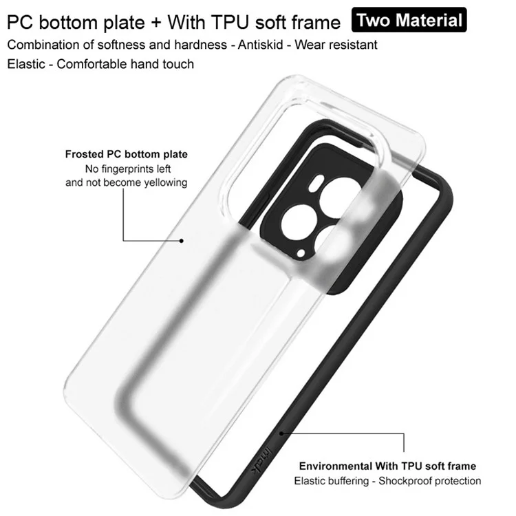 IMAK UX-9A Series para Honor Magic6 Ultimate 5G Funda Carcasa TPU+PC Mate