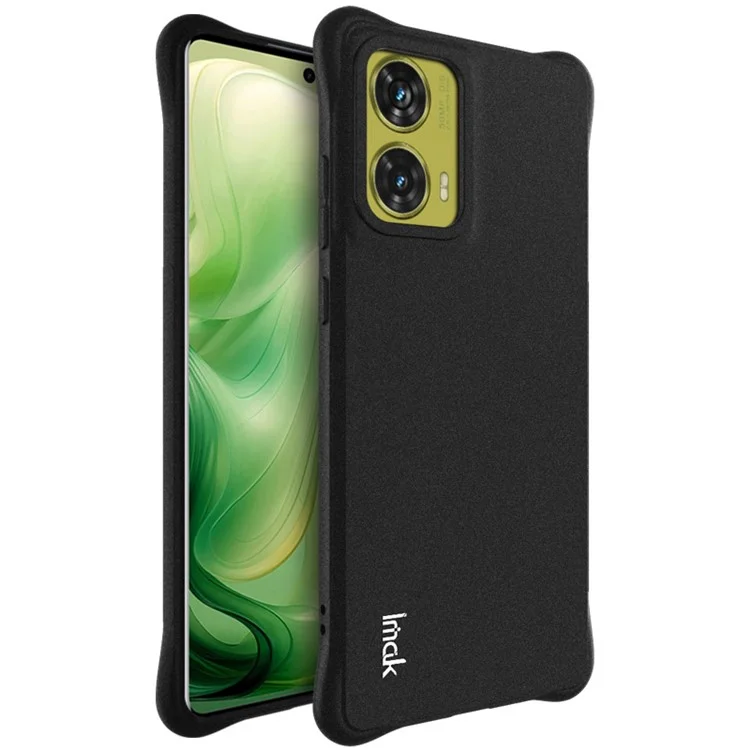 IMAK pour Motorola Moto G85 5G / S50 Neo 5G Étui TPU Coque de téléphone Coins Airbag - Noir