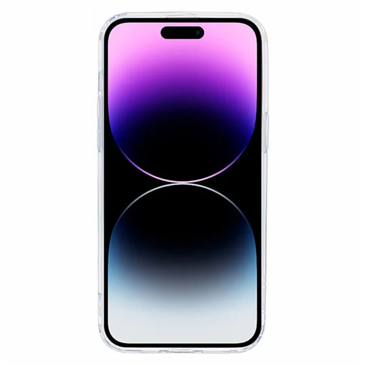 WANLONFENG JWT-Serie für iPhone 14 Pro Glitter Sequin TPU+Acrylic Magnetic Phone Case mit Bildschirmschutzfolie + Objektivfilmen - Blau