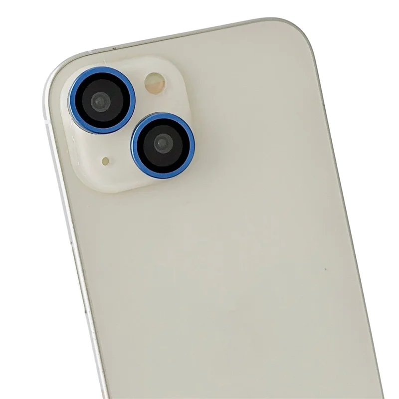 WANLONFENG JWT Series For iPhone 13 Glitter Sequin TPU+Acrylic Magnetic Phone Case with Screen Film + Lens Film - Blue