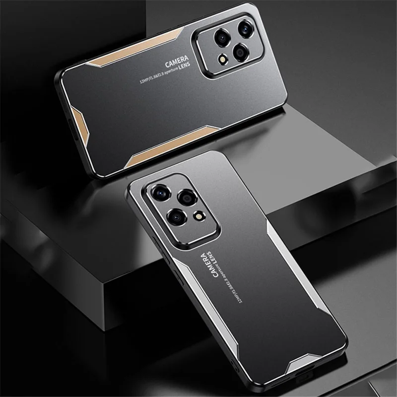 For Honor 200 Lite Case Aluminium Alloy TPU PC Mobile Phone Cover - Blue