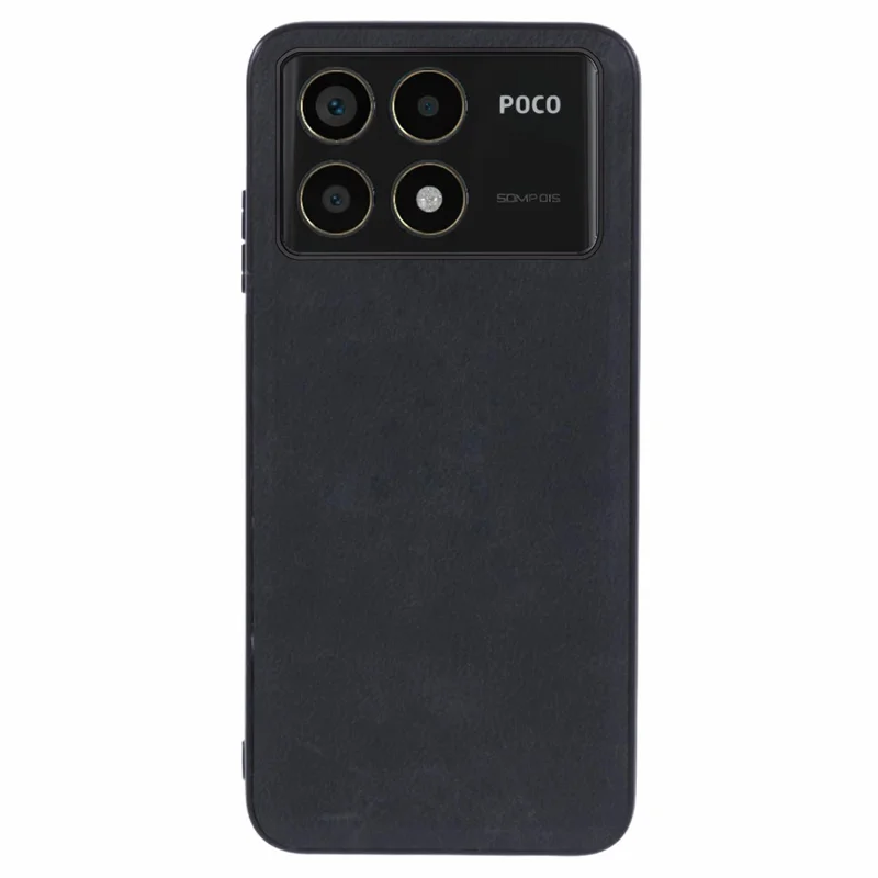For Xiaomi Redmi K70 5G / K70 Pro 5G / Poco F6 Pro 5G Case Leather Retro Texture Back Phone Cover - Black