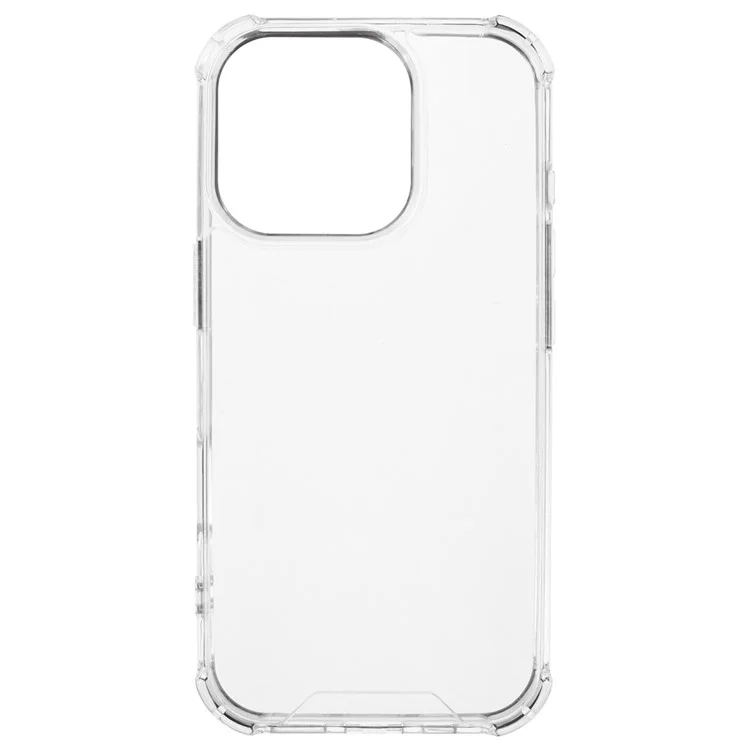 For iPhone 16 Pro Max Case Drop Protection Acrylic+TPU Clear Phone Cover