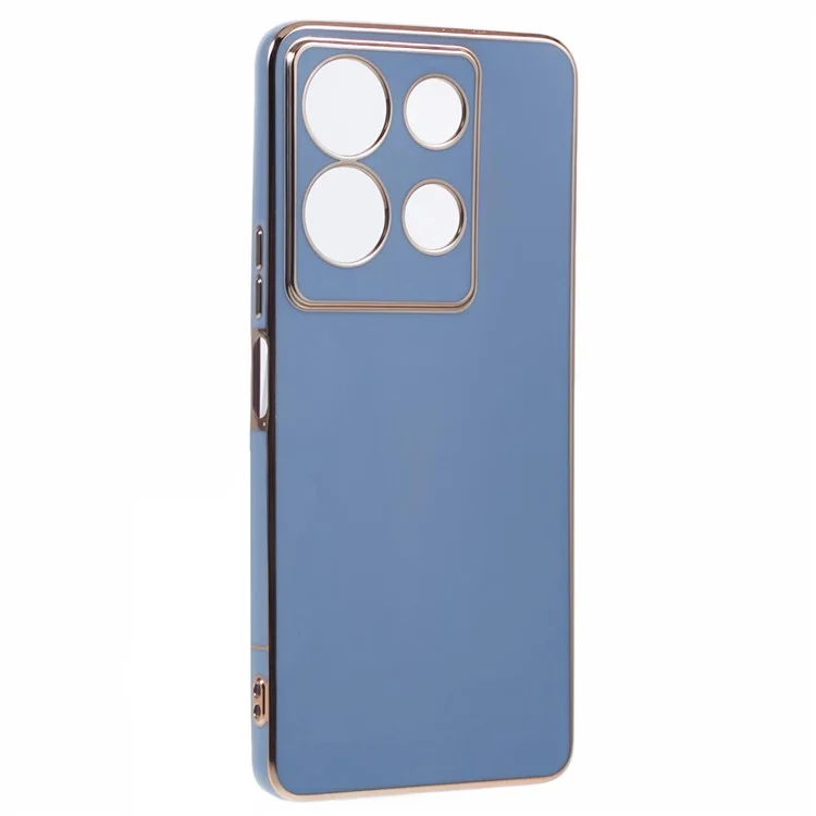 Für Infinix Note 30 5G Case Soft TPU Back Cover 6D Electroplating - Blau