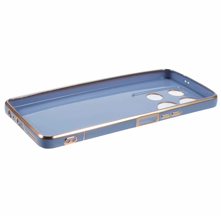 Für Infinix Note 30 5G Case Soft TPU Back Cover 6D Electroplating - Blau