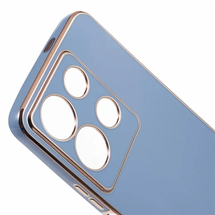 Für Infinix Note 30 5G Case Soft TPU Back Cover 6D Electroplating - Blau