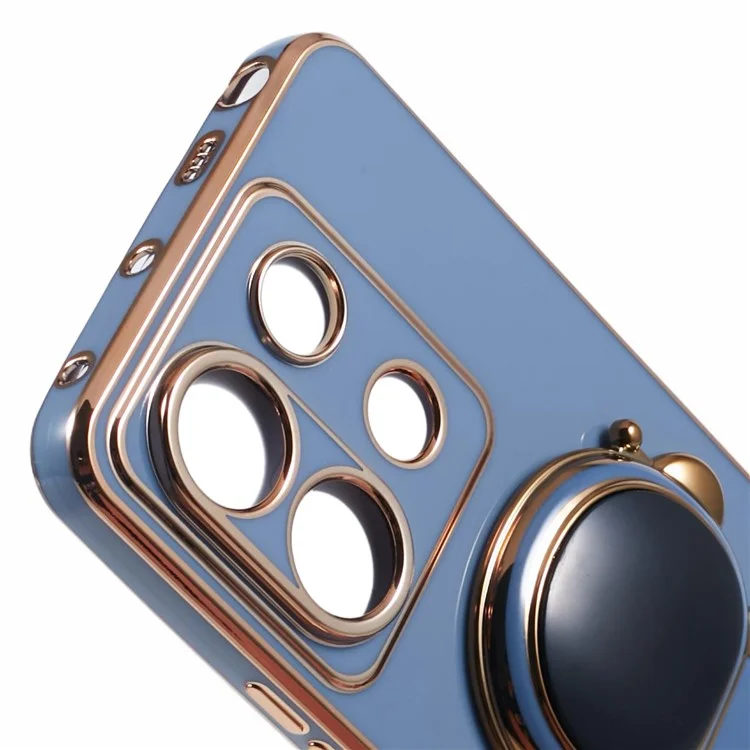 For Xiaomi Redmi Note 13 Pro 5G Case Astronaut Hidden Kickstand  TPU Phone Cover - Blue