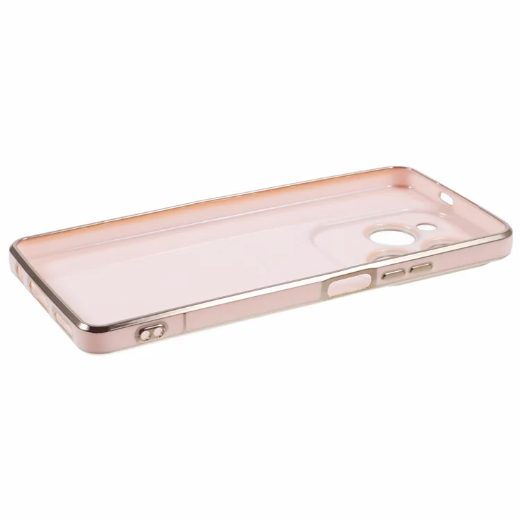 For Infinix Hot 40  /  Hot 40 Pro  /  TECNO Spark 20 Pro Case Soft TPU Phone Cover Astronaut Kickstand Holder - Pink
