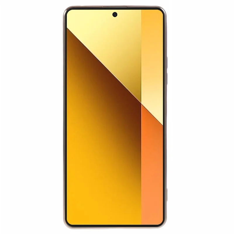 For Xiaomi Redmi Note 13 5G / Note 13R Pro 5G Case 6D Electroplating TPU Phone Cover Camera Lens Protection - Black