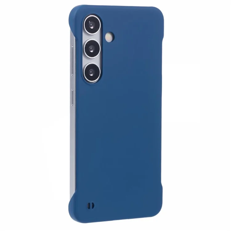 For Samsung Galaxy S24+ Case Frameless Hard PC Anti-Scratch Phone Cover - Sapphire