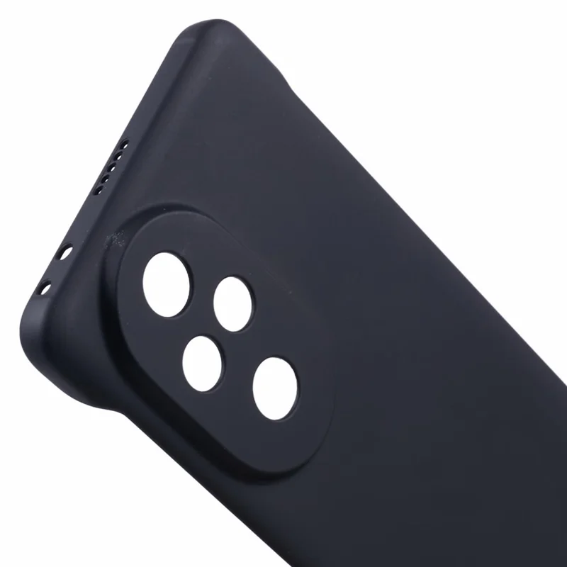 For Honor 200 Pro 5G Frameless Case Hard PC Slim Minimalist Phone Cover Skin-touch - Black