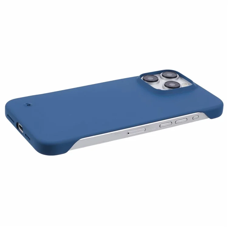 Pour iPhone 14 Pro Case Hard PC Borderless Protector Back Phone Cover - Saphir