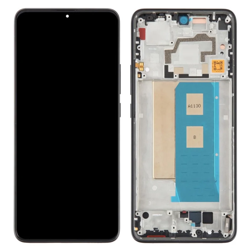 Voor Xiaomi Poco F5 Pro 5G Grade C LCD-scherm en digitizerbouwdeel + frame (TFT-technologie) (zonder logo) - Zwart