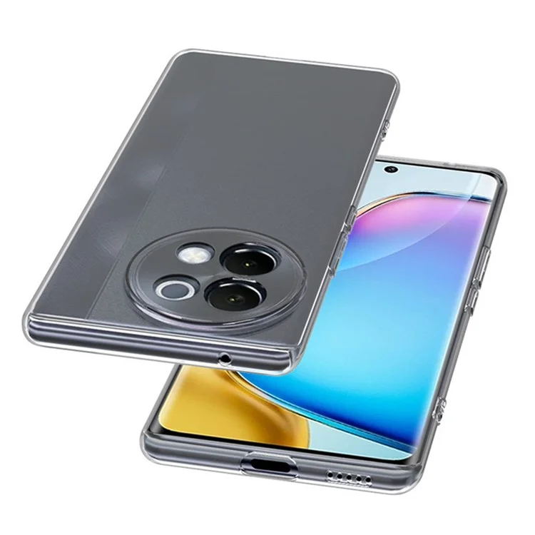 For vivo V40 Lite 5G Case Soft TPU Anti-Scratch Transparent Phone Cover