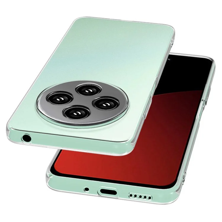 Pour Xiaomi Poco C75 4G / Redmi 14R 5G / 14C 4G Coque Transparente TPU Flexible Housse de Téléphone