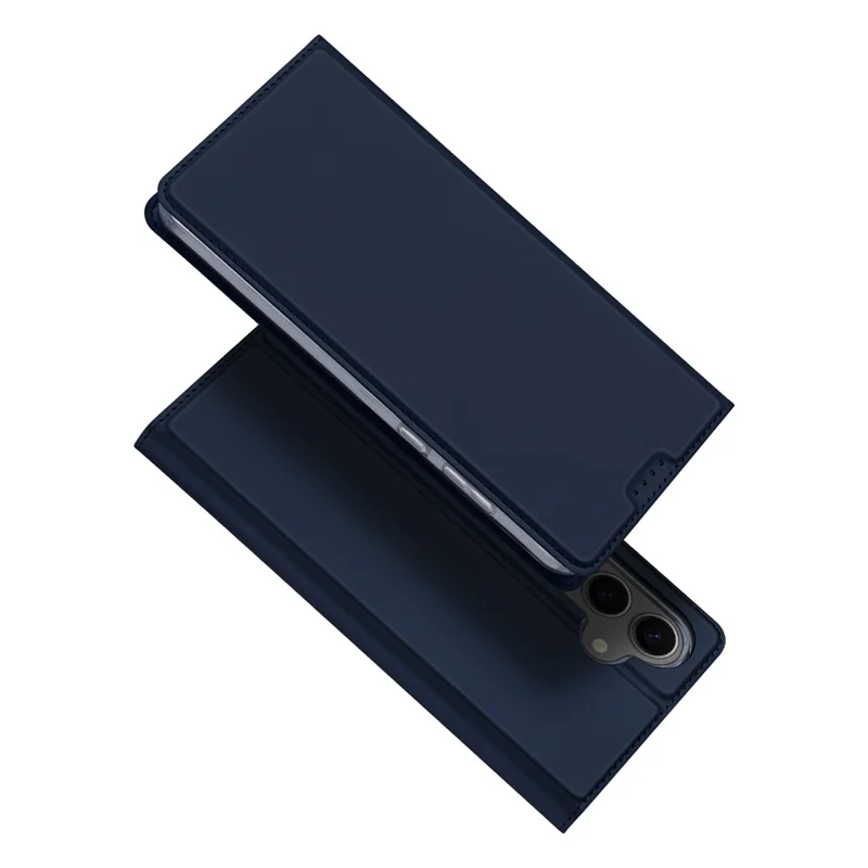 DUX DUCIS Skin Pro Series For Samsung Galaxy S24 FE Leather Case Card Holder Phone Cover - Blue