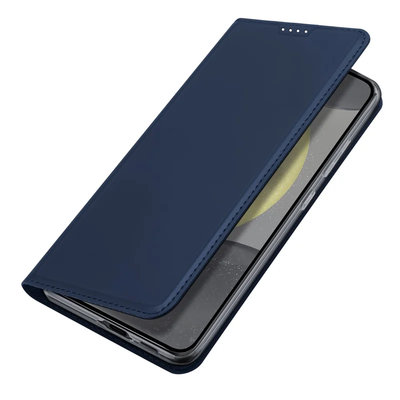 DUX DUCIS Skin Pro Series For Samsung Galaxy S24 FE Leather Case Card Holder Phone Cover - Blue