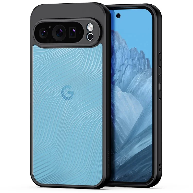 DUX DUCIS Aimo Series For Google Pixel 9 Pro XL Case TPU+PC Matte Phone Cover (REACH Certification) - Black