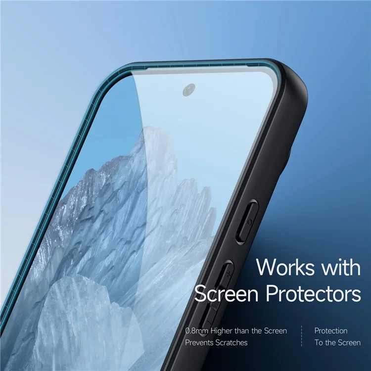 DUX DUCIS Aimo Series For Google Pixel 9 Pro XL Case TPU+PC Matte Phone Cover (REACH Certification) - Black