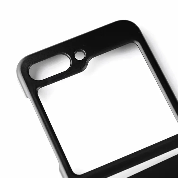 Per Samsung Galaxy Z Flip6 5G Custodia Rigida PC Cover Telefonica a Due Pezzi - Nero
