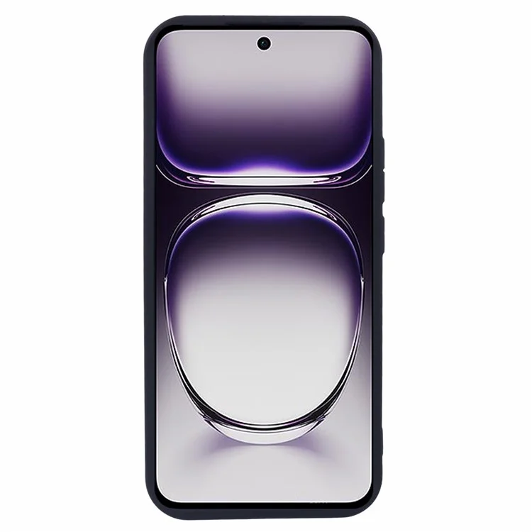 Per Oppo Reno12 5G (Globale) Custodia TPU Soft Phone Cover Rinforzata Antiurto - Nero