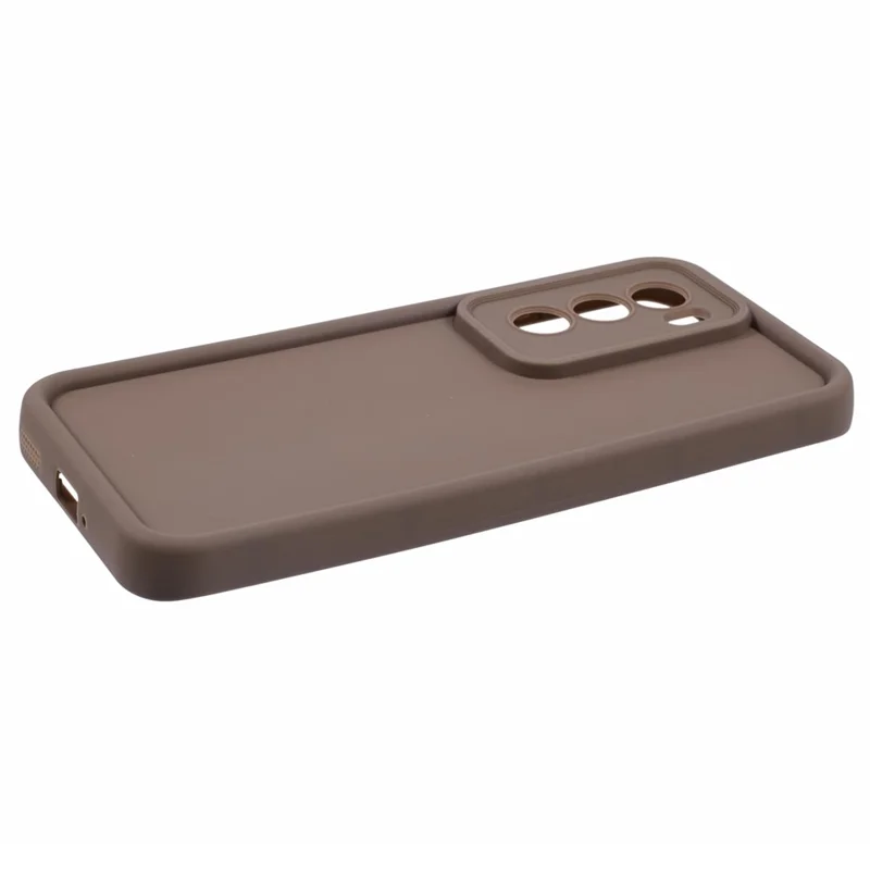 For Oppo Reno12 5G (Global) Case TPU Soft Phone Cover Thickened Shockproof - Brown