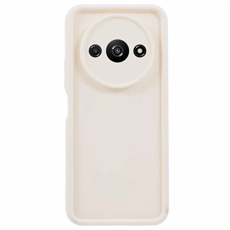 Для Xiaomi Redmi A3 4G / Poco C61 4G Чехол TPU Чехол для телефона Прецизионные вырезы Устойчивый к царапинам - Бежевый