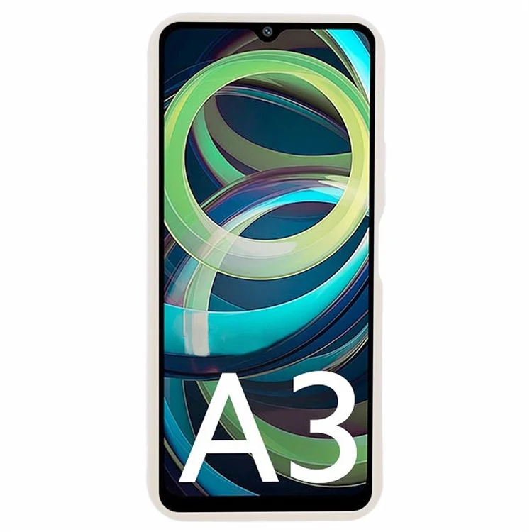 Для Xiaomi Redmi A3 4G / Poco C61 4G Чехол TPU Чехол для телефона Прецизионные вырезы Устойчивый к царапинам - Бежевый