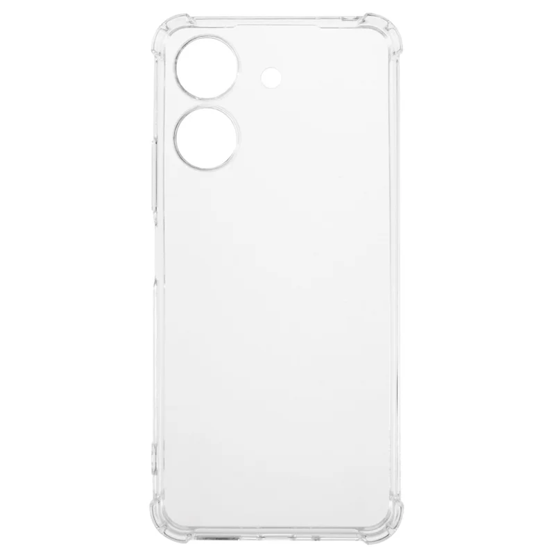 Per Xiaomi Redmi 13C 4G / Poco C65 4G Custodia TPU Rafforzata con Angoli Rinforzati Custodia Telefonica Trasparente