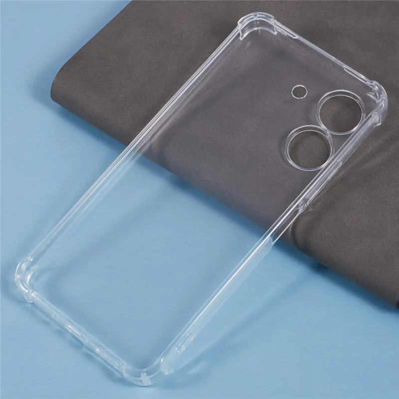 Per Xiaomi Redmi 13C 4G / Poco C65 4G Custodia TPU Rafforzata con Angoli Rinforzati Custodia Telefonica Trasparente