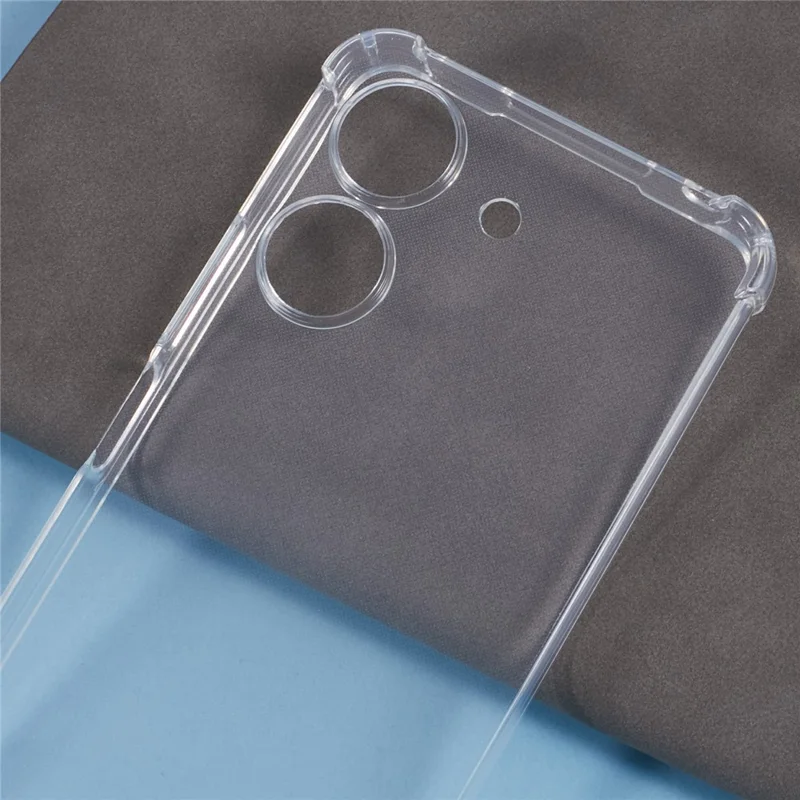 Per Xiaomi Redmi 13C 4G / Poco C65 4G Custodia TPU Rafforzata con Angoli Rinforzati Custodia Telefonica Trasparente